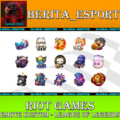 Riot Games – Emote Kustom Tim Esports League of Legends