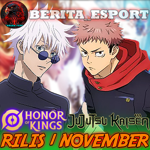 Honor of Kings x Jujutsu Kaisen Rilis 1 November