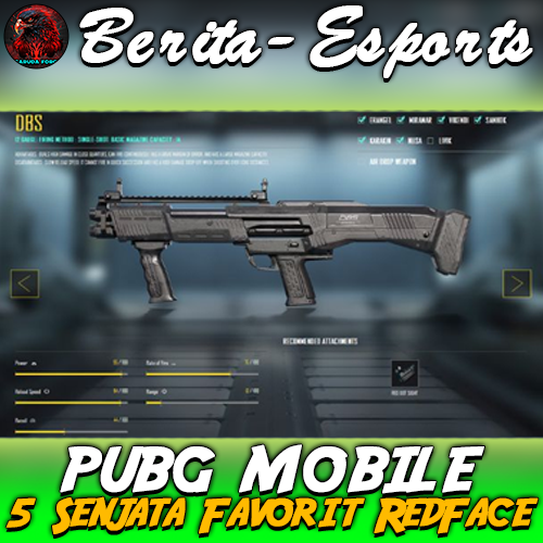 PUBG MOBILE 5 Senjata Favorit RedFace