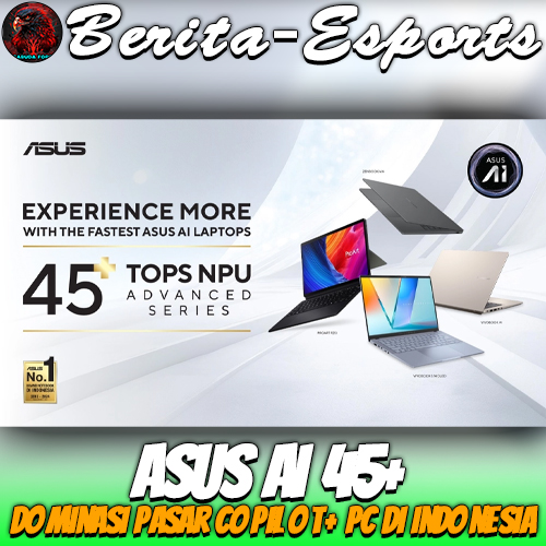 ASUS Dominasi Pasar Copilot+ PC di Indonesia